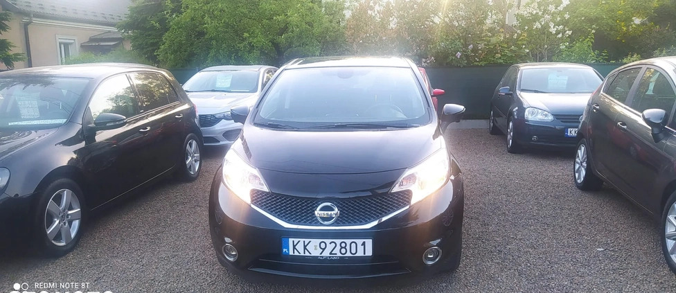 Nissan Note cena 33900 przebieg: 114000, rok produkcji 2014 z Kraków małe 781